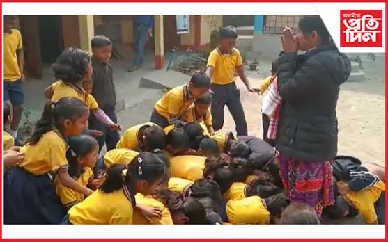 এখন বিদ্যালয়ে কান্দিছে...