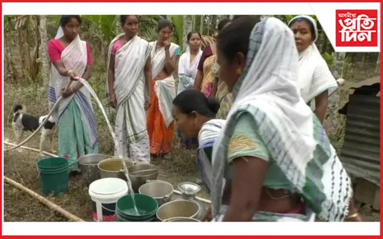 এটুপি খোৱাপানীৰ বাবে হাহাকাৰ ধনশিৰিবাসীৰ...  