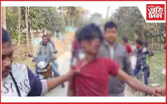 কলিয়াবৰত চোৰক ৰাইজৰ উত্তম মাধ্যম