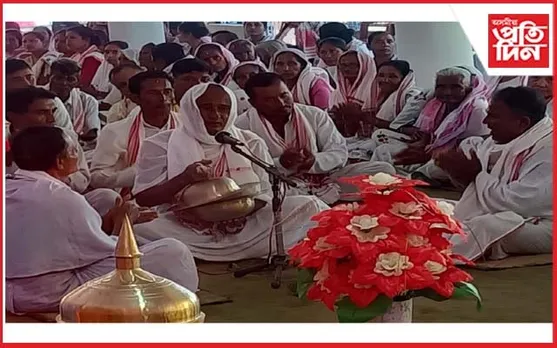 কাকতি গাঁও বুঢ়া নামঘৰত মনিকূট প্ৰতিষ্ঠা আৰু ভাগৱত পাঠ