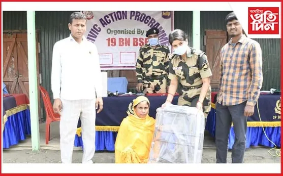 ধুবুৰীত সীমান্ত সুৰক্ষা বাহিনীৰ বিনামূলীয়া চিকিৎসা আৰু স্বাস্থ্য শিবিৰ