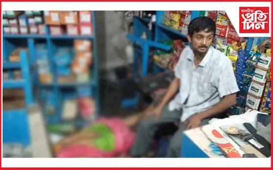 দোকানৰ ভিতৰতে পত্নীক হত্যা স্বামীৰ...