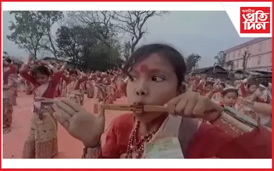 চিলাপথাৰ বিহুৱা শিল্পী সমাজৰ উদ্যোগত আয়োজিত বিহু কৰ্মশালাৰ সামৰণি