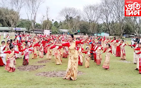 চিলাপথাৰৰ চিলা গাওঁত বিহু কৰ্মশালাৰ আয়োজন..