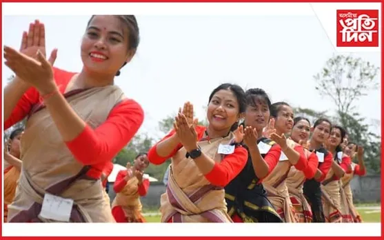 আখৰাত ব্যস্ত কলিয়াবৰৰ বিহুৱা-বিহুৱতীঃ প্ৰস্তুতিৰ বুজ লয় মন্ত্ৰী কেশৱ মহন্তই