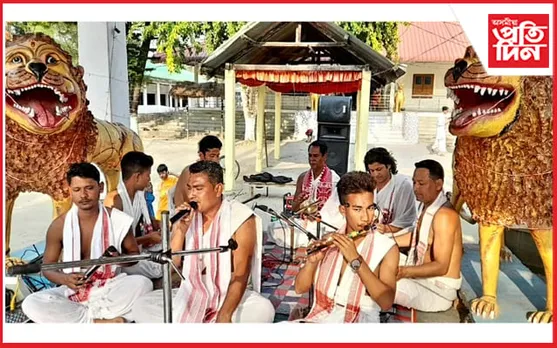 শ্ৰী শ্ৰী বাসুদেৱ থান নৰোৱা সত্ৰত তিনিদিনীয়া দৌল যাত্ৰা মহোৎসৱ