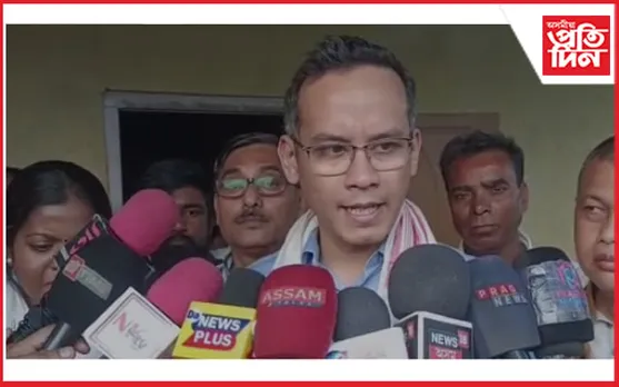 দৈগ্ৰোঙত "হাথ চে হাথ জোড়ো" কাৰ্যসূচীত সাংসদ গৌৰৱ গগৈ