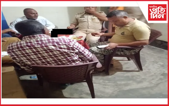আৰক্ষীক নাকী লগাব কোনে? থানাৰ ভিতৰত সুৰাৰ আড্ডা বিষয়াৰ...
