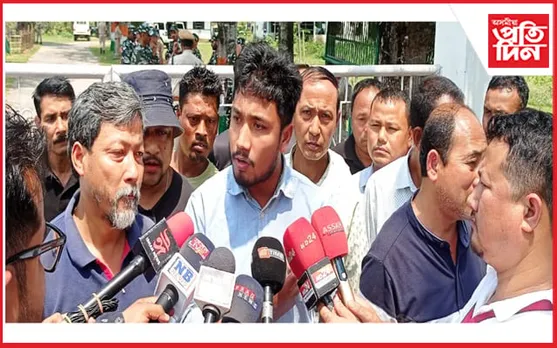 আৰক্ষী বিষয়‍া ৰেনুকুন্তলা শীতল কুমাৰক বৰ্খাস্তৰ দাবী জীপাল কৃষক শ্ৰমিক সংঘৰ