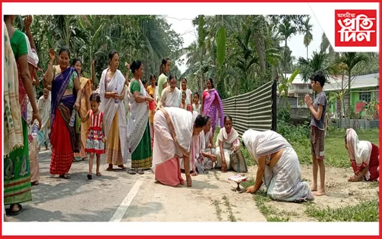 ব্যতিক্ৰমী পৰম্পৰাৰে বটদ্ৰৱা শলগুৰি সত্ৰত বিহু উদযাপন...