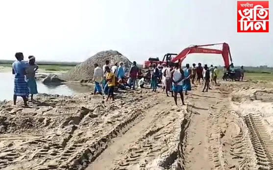 বনবিভাগৰ নিষ্ক্ৰিয়তাত আই নৈৰ বুকুত শিল-বালিৰ অবৈধ খনন...