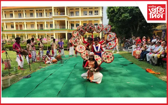 জাগীৰোড মহাবিদ্যালয়ত  প্ৰাক ৰঙালী বিহু পালন...