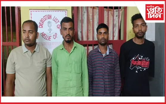 মৰিগাঁৱত গৰু ভৰ্তি বাহন জব্দ...