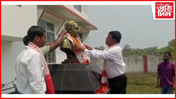 বোকাখাতত ড৹ ভীমৰাও আম্বেদকাৰৰ ১৩২ তম জন্ম জয়ন্তী উদযাপন