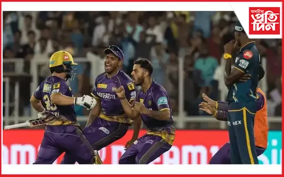 প্ৰত্যাৱৰ্তনৰ লক্ষ্যৰে শক্তিশালী গুজৰাটৰ বিৰুদ্ধে কলকাতা নাইট ৰাইডাৰ্ছ