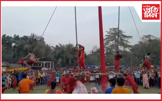 চিলাপথাৰত দু:সাহসীক ক্ৰীড়া প্ৰদৰ্শন...