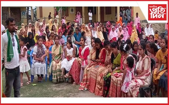 বালিমুখ গাঁৱত অৱসৰপ্ৰাপ্ত শিক্ষকক সম্বৰ্ধনা আৰু বঁটা বিতৰণী সভা 