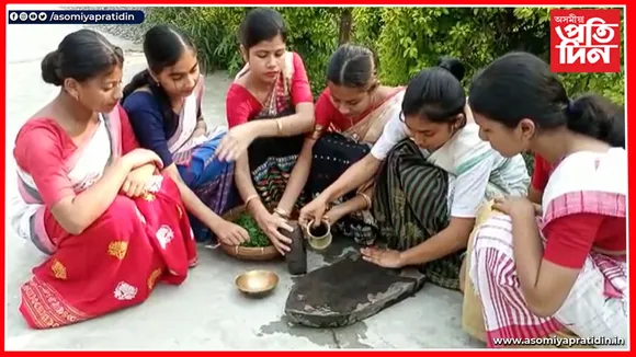 হেঁপাহৰ ৰঙালীৰ প্ৰস্তুতিত ৰঙীন হৈ পৰিছে বটদ্ৰৱাৰ গাভৰু....