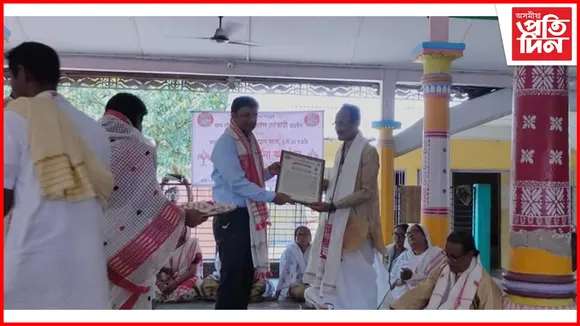 শ্ৰীশ্ৰী ন-ৰোৱা কুজি সত্ৰৰ প্ৰতিষ্ঠা দিৱস : হৰিনামৰ ধ্বনিৰে মুখৰিত চৌদিশ