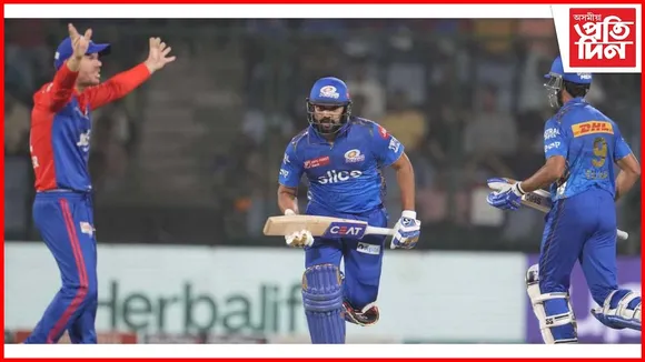 অৱশেষত জয়ৰ মুখ ৰোহিত বাহিনীৰ, পৰাজয়ৰ ধাৰা অব্যহত দিল্লী কেপিটেলছৰ