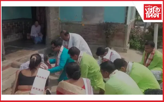 ননৈত "বাঁহী"ৰ বিশেষ পদক্ষেপ; ঘৰে ঘৰে গৈ জ্যেষ্ঠজনক জনালে সেৱা...