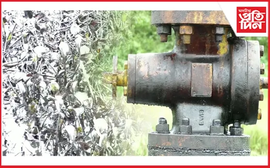 অইল ইণ্ডিয়াৰ গাফিলতি: টিংৰাই চাৰিআলিত হোৰাহোৰে নিৰ্গমন হৈছে খাৰুৱা তেল...