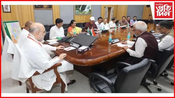 মণিপুৰৰ স্বাভাৱিক অৱস্থা ঘূৰাই আনিবলৈ কুকি আৰু মেইটেই জনগোষ্ঠীৰ সৈতে আলোচনা অমিত শ্বাহৰ