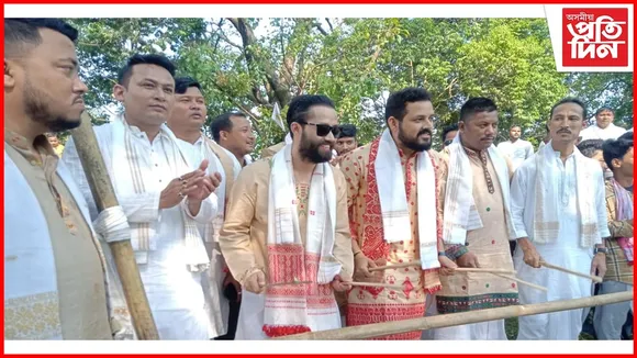 তিনিচুকীয়াত মটক বিহু : লোকে লোকাৰণ্য মৰুৎ নন্দন কানন