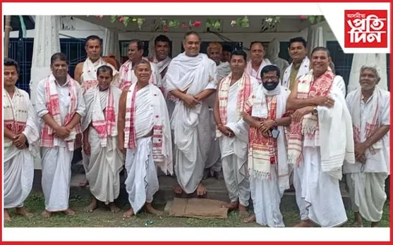ধিংৰ উত্তৰ কমলাবাৰী শাখা সত্ৰৰ সাংস্কৃতিক কেন্দ্ৰ বেল নামঘৰত গুৰু আসন প্ৰতিষ্ঠা...