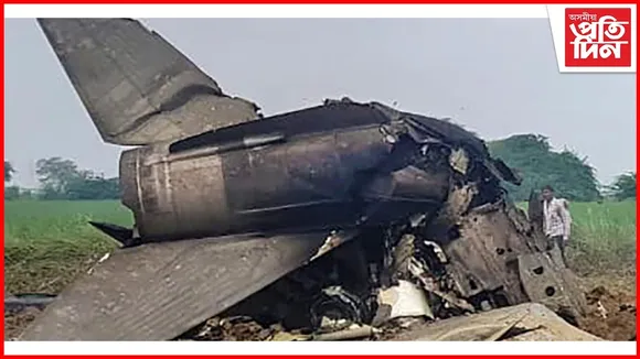 দুৰ্ঘটনাগ্ৰস্ত মিগ-২১ বিমান গৈ পৰিল ৰাজস্থানৰ বাসগৃহত, তিনিজনৰ মৃত্যু