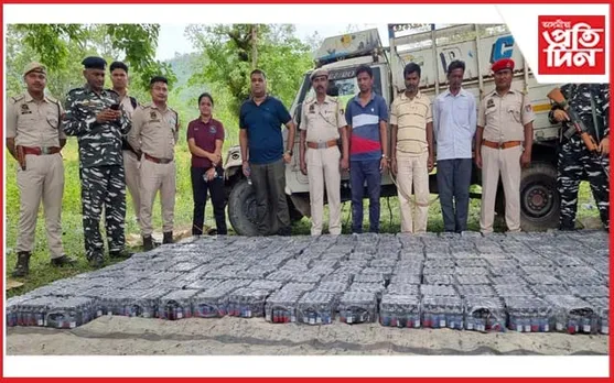 কৃষ্ণাইৰ কাছুমাৰীত আৰক্ষী-চি আৰ পি এফৰ অভিযান  