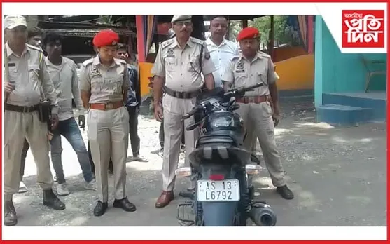 ওৰাং আৰক্ষীৰ তৎপৰতাঃ উদ্ধাৰ কৰিলে চুৰি হোৱা শ্ৰমিকৰ বাইক...