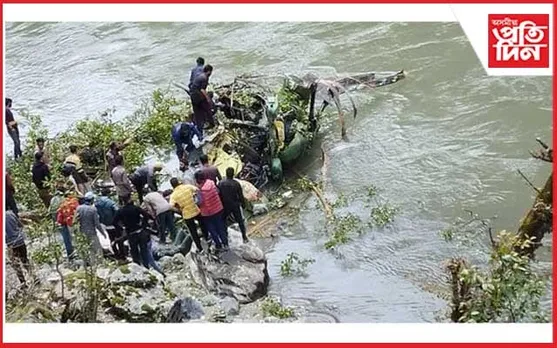 পুনৰ সেনাৰ হেলিকপ্টাৰ দুৰ্ঘটনাত পতিত...