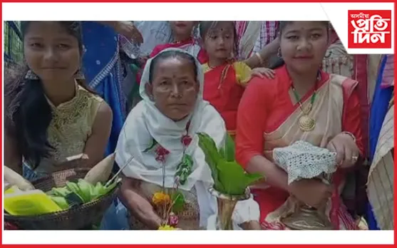 মাইবেলা কৃষিপাম সাংস্কৃতিক কেন্দ্ৰৰ বিহু সন্মিলনত উৎসৱ মুখৰ পৰিবেশ