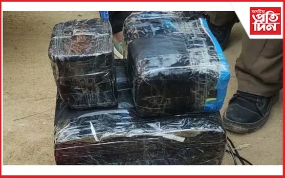 নীলবাগানত বৃহৎ পৰিমানৰ গাঞ্জাসহ আটক মহিলা