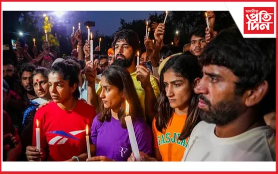 যন্তৰ-মন্তৰত ১৮ দিনৰ দিনাও অব্যাহত আছে মল্লযোদ্ধাসকলৰ প্ৰতিবাদ...