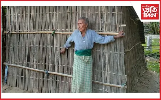 চৰকাৰী আঁচনিয়ে ঢুকি নোপোৱা এগৰাকী বৃদ্ধাৰ কৰুণ গাঁথা