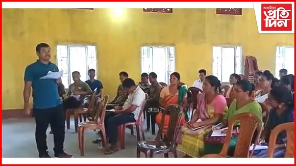 খুংগ্ৰীঙত বাল্যবিবাহৰ বিৰুদ্ধে সজাগতামূলক প্ৰশিক্ষণ শিবিৰ 