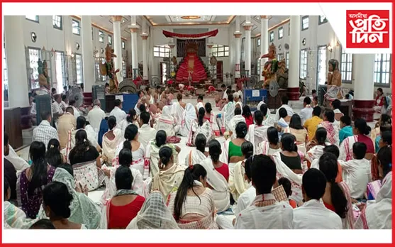 ৩৬৭ বছৰীয়া ঐতিহ্যময় পৰম্পৰাৰে বুদ্ধ পূৰ্ণিমাৰ বটদ্ৰৱা থানৰ নৰোৱা সত্ৰৰ পালনাম