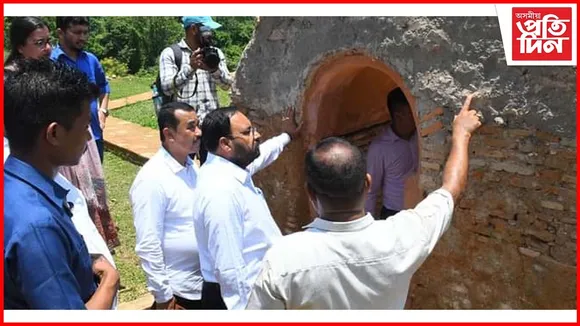 ঐতিহাসিক চৰাইদেউ মৈদামত মন্ত্ৰী কেশৱ মহন্ত