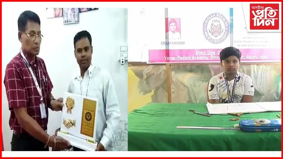 নগাঁৱৰ আয়ান আকাশ-সুবোধ কুমাৰ দাসে গঢ়িলে বিশ্ব ৰেকৰ্ড