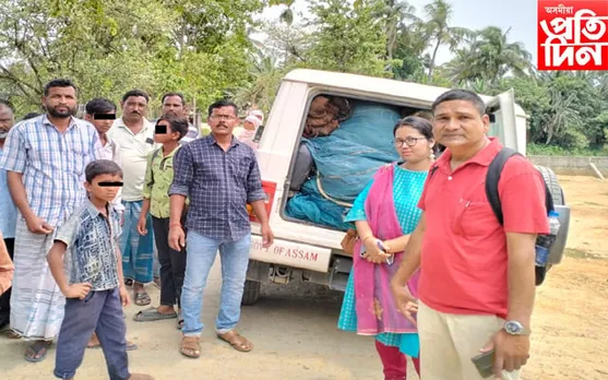 মীন আইন উলংঘা কৰি মাছ ধৰা লোকক আটক, জব্দ জাল...