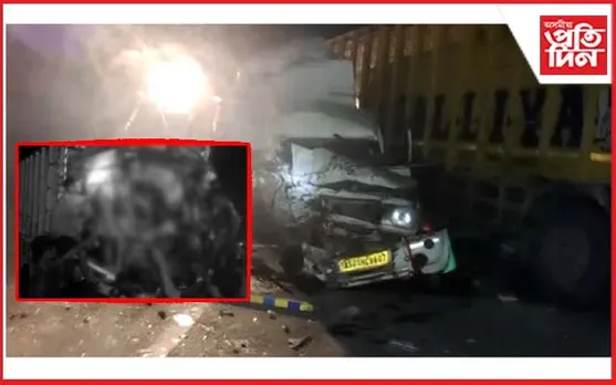 নিশা বোকাখাটত পথ দুৰ্ঘটনাঃ থিতাতে নিহত কিশোৰ, আহত ৩...