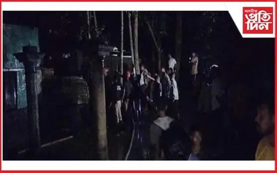বৰষুণৰ মাজতো ৰাইডঙীয়া ৰজা গাঁৱত ভয়ংকৰ অগ্নিকাণ্ড...