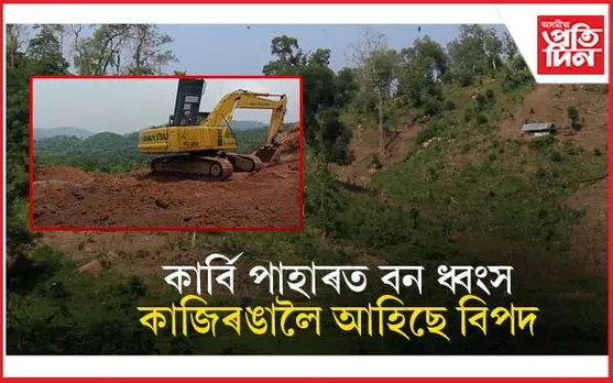 ন্যায়ালয়ৰ নিৰ্দেশক অৱমাননাৰে কাৰ্বি পাহাৰত বন ধ্বংস ! কাজিৰঙাৰ বন্যপ্ৰাণীৰ প্ৰতি আহিছে ভাবুকি...