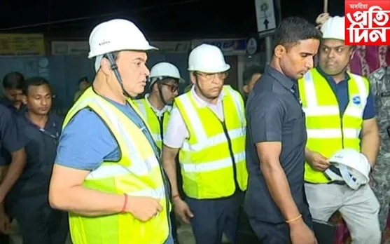 নিশা মালিগাঁৱ উৰণীয়া সেঁতুৰ তলত মুখ্যমন্ত্ৰীঃ ঠিকাদাৰ, অভিযন্তাক দিলে নিৰ্দেশ...