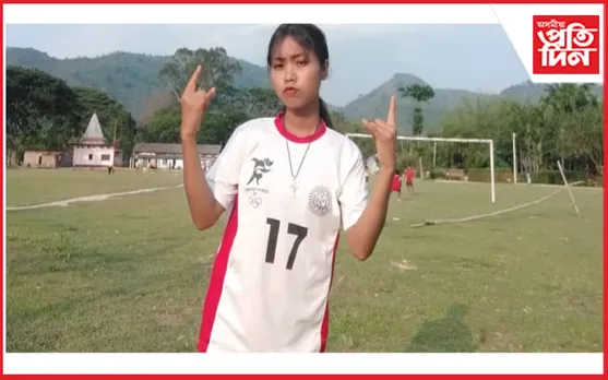 অসম ফুটবলৰ অনূৰ্ধ্ব-১৯ দলত কলিয়াবৰৰ জচিলা মমিন...