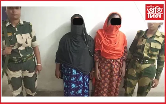 অবৈধভাৱে ভাৰতত প্ৰৱেশ কৰা বাংলাদেশী মহিলাক আটক