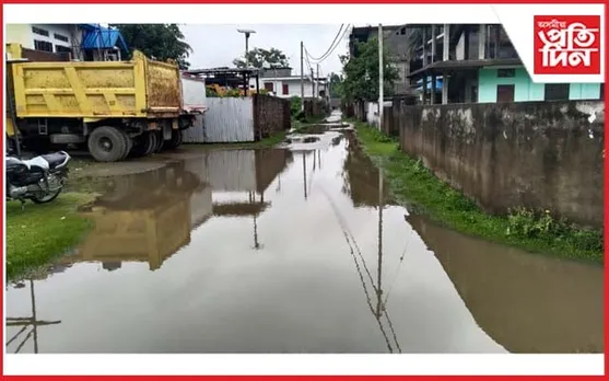 নাই কোনো বিজ্ঞান সন্মত পৰিকল্পনা, নেৰানেপেৰা বৰষুণৰ ফলত  কৃত্ৰিম বান বোকাখাতত...