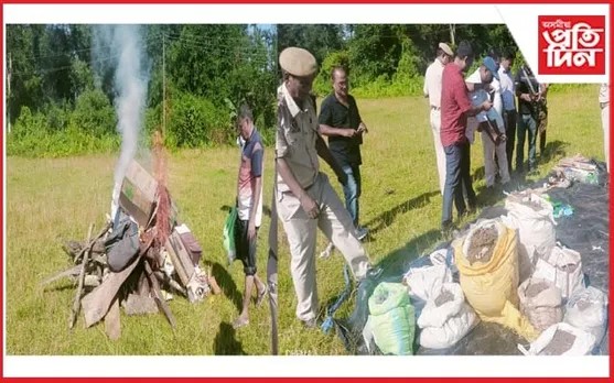 ধেমাজিত ১ কোটি ১০ লাখ টকা মূল্যৰ নিচাযুক্ত দ্ৰব্য নিষ্কাশন...